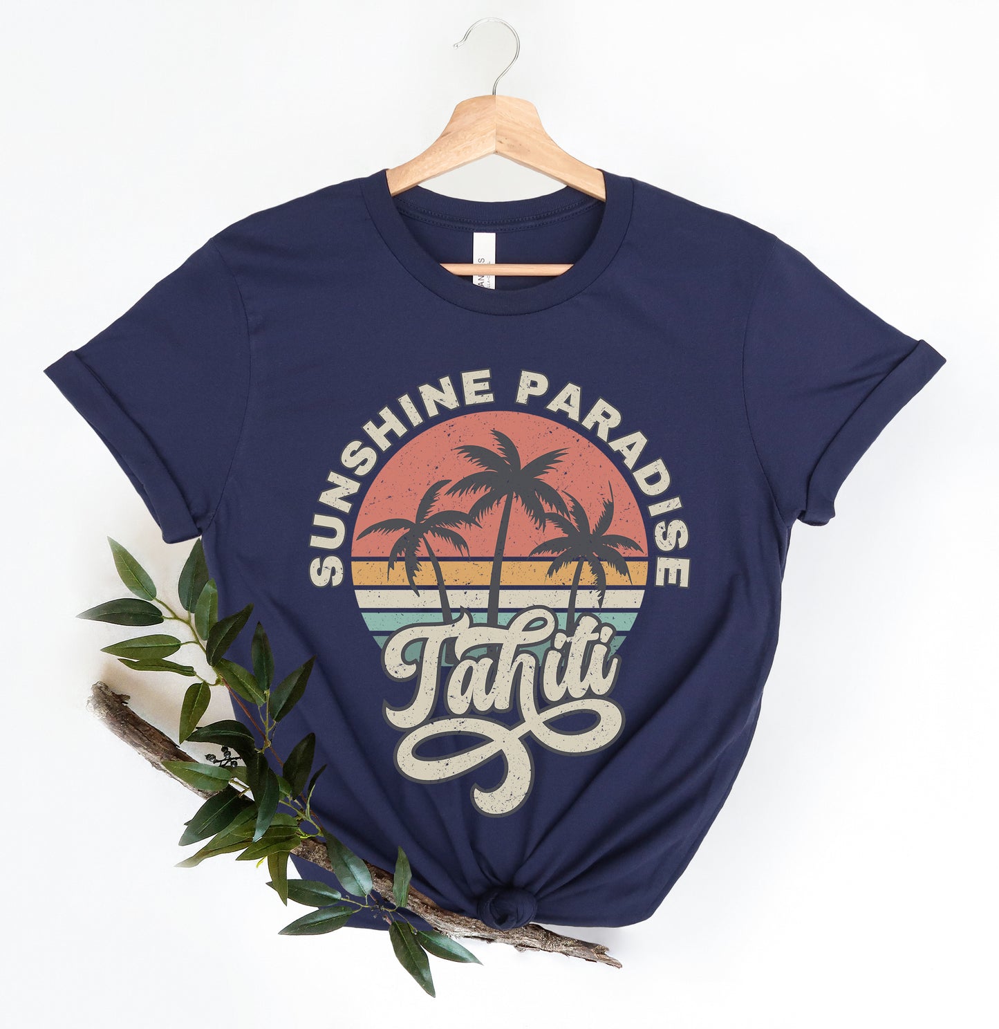 a t - shirt with the words sunshine paradise on it