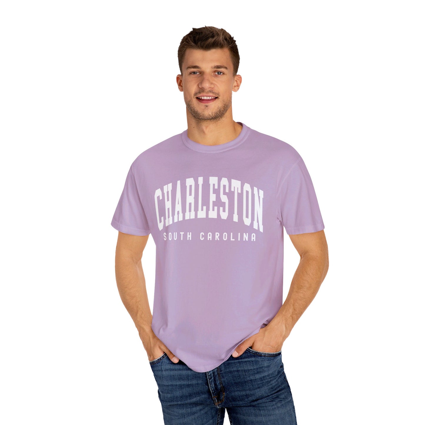 Charleston Shirt, Comfort Colors Charleston South Carolina Shirt, Charleston gift Souvenir, Girls Trip Matching Tee Group Shirts Travel Gift