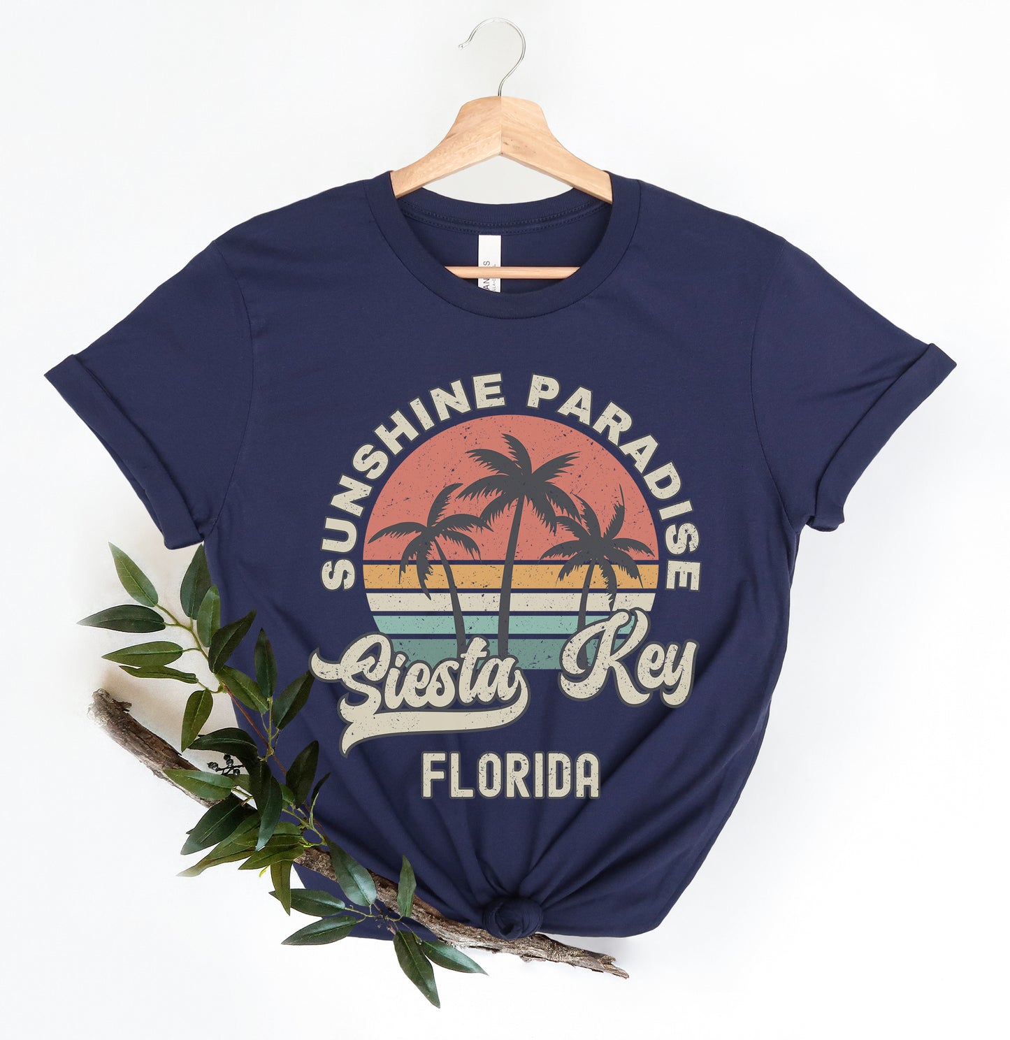 a t - shirt with the words sunshine paradise florida on it