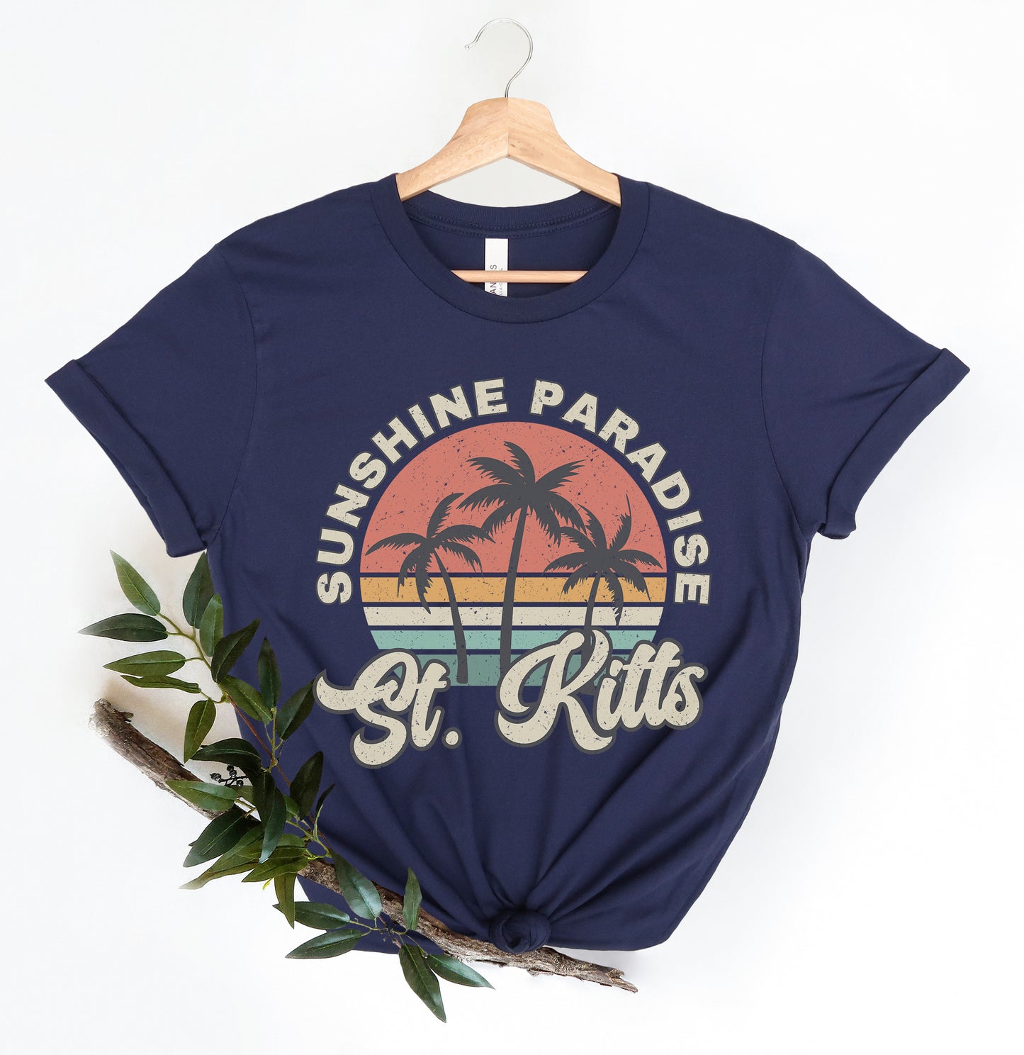 a t - shirt that says sunshine paradise st kitts