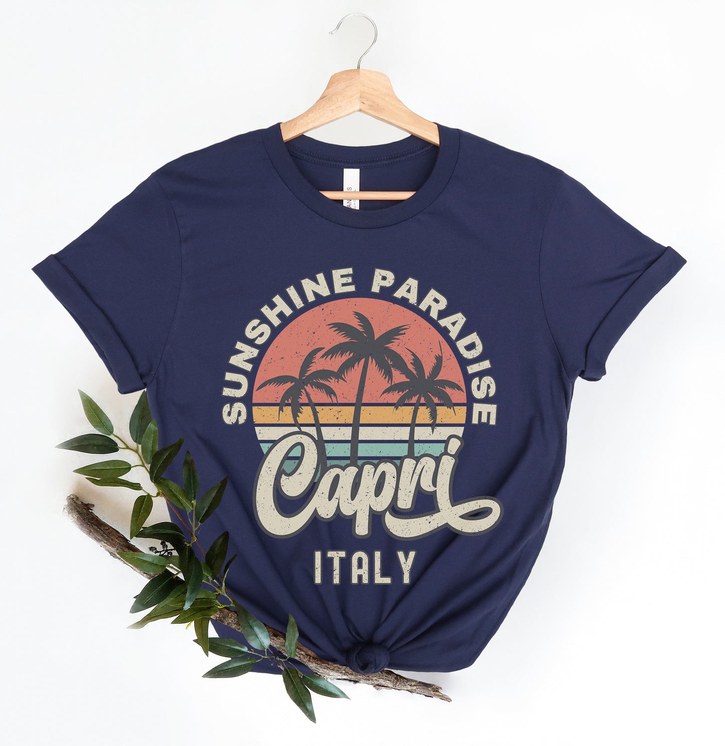 a t - shirt with the words sunshine paradise on it