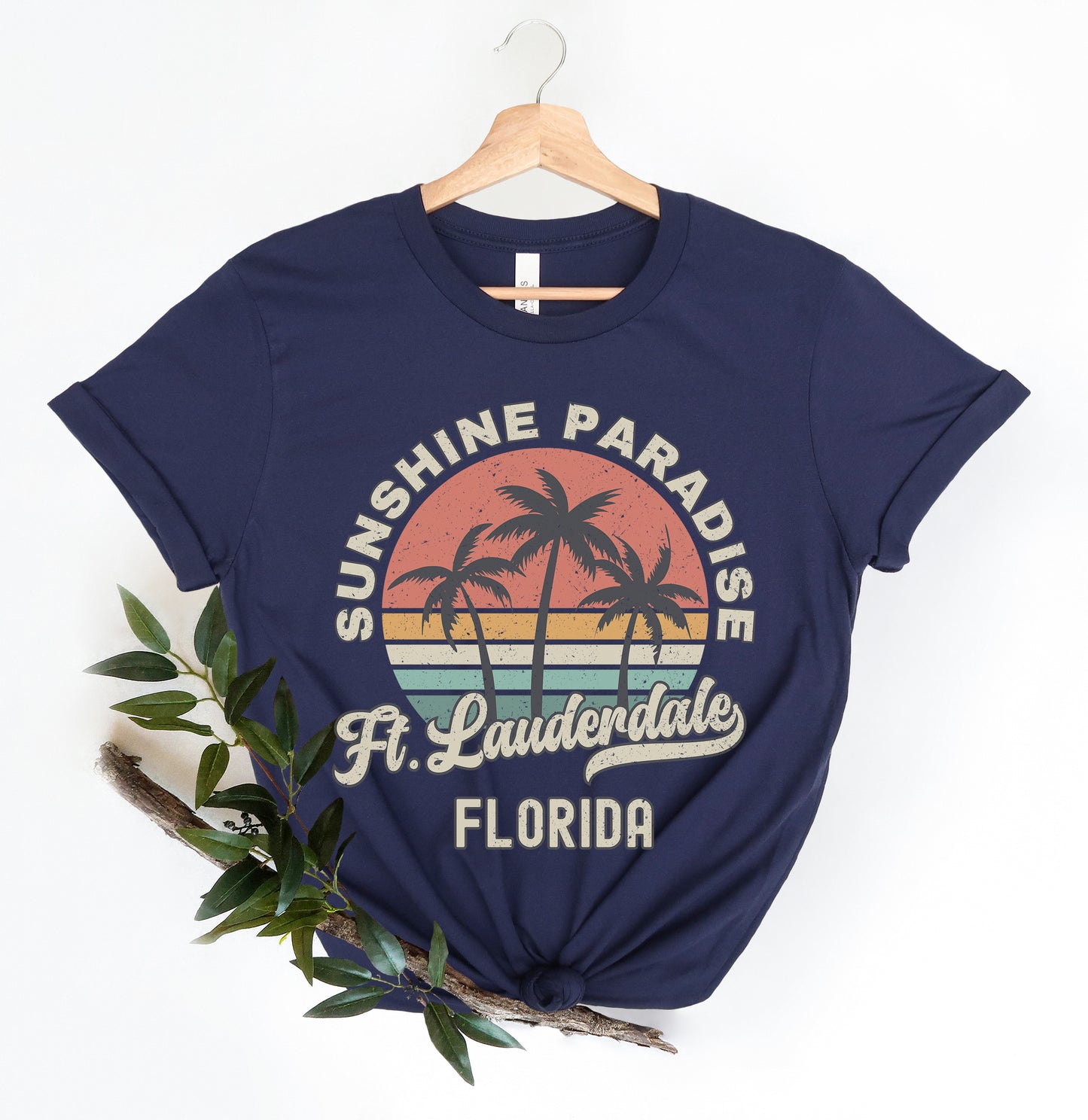 a t - shirt with the words sunshine paradise florida on it