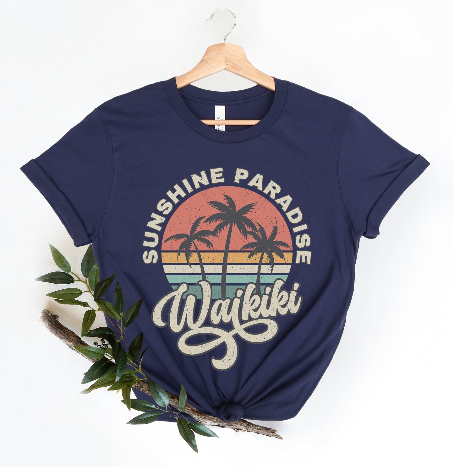 a t - shirt with the words sunshine paradise on it